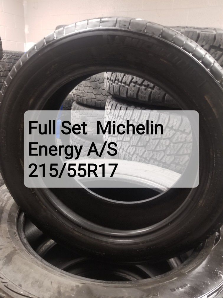 Full Set Michelin Energy A/S 215/55R17
