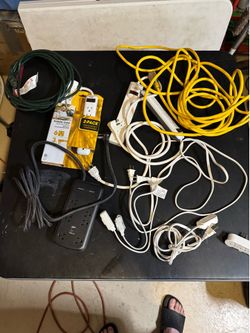 Power cords and surge protectors