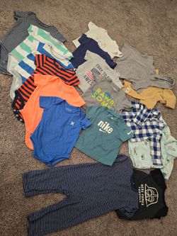 Baby boy clothes 6mo to 9mo
