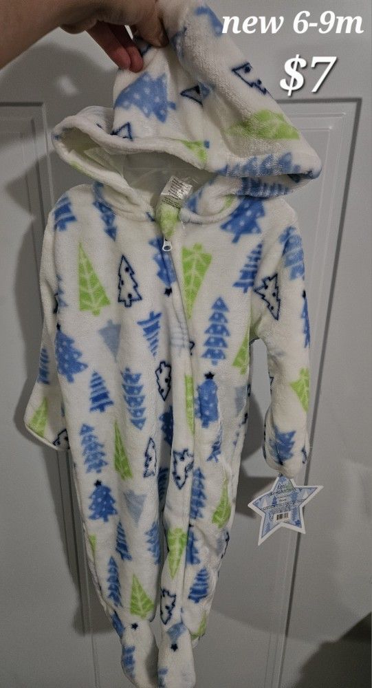 New Baby 6-9m Winter Jumpsuit