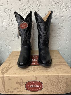 NEW Women's Laredo Black Cowboy Boots (Size 7.5) 