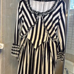 Halloween Classic Victorian Goth - Katrina Van Tassel Sleepy Hollow Dress - Small