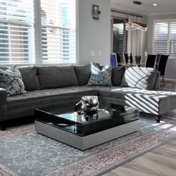 Scandinavian Design coffee table and matching end table