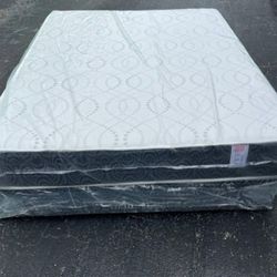New QUEEN SIZE MATTRESS WITH BOX SPRING SET COLCHONES NUEVOS QUEEN SIZE MATTRESS BED 