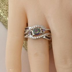 Sterling Silver Ring, Size 9