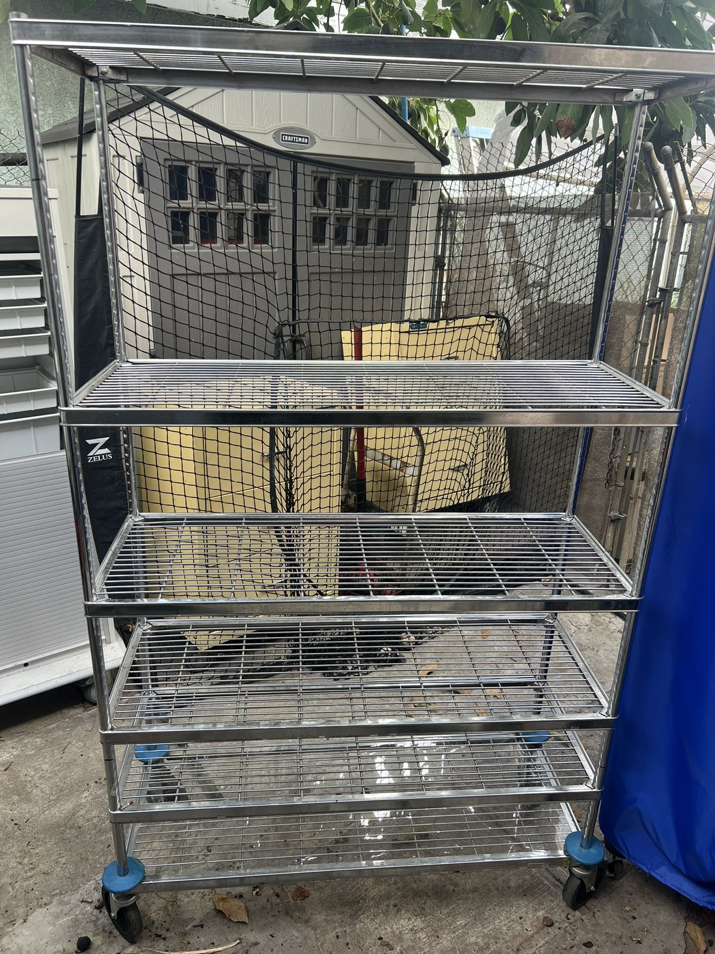 Metal Storage Cart