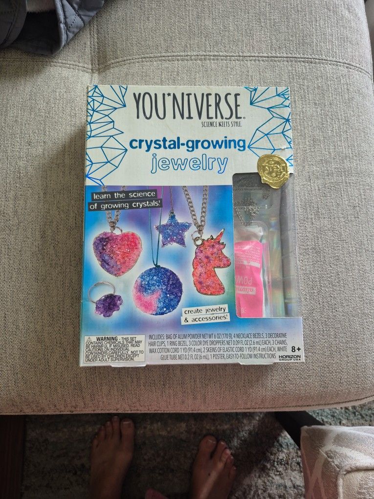 Crystal Growing Jewelry Kit