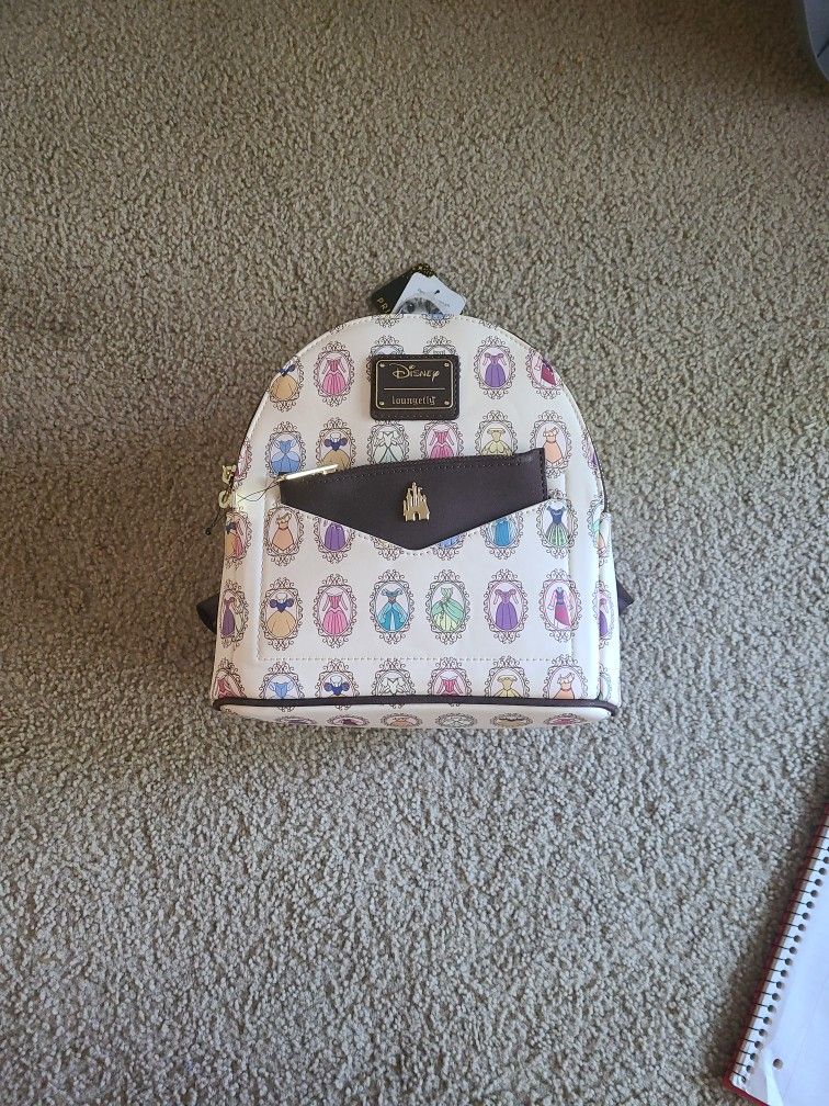 Loungefly Disney Princess Dress Mini Backpack (Rare)