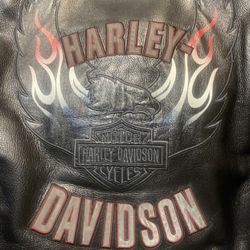Men’s Real Leather Harley Davidson Jacket 