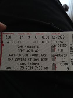 Tickets for Pepe Aguilar
