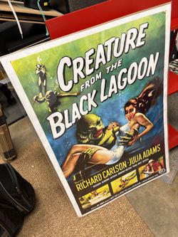 Creature from black lagoon movie poster