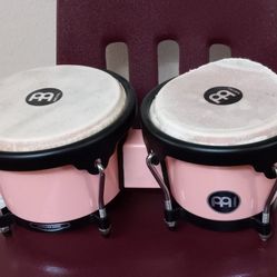 Meinl  bongos (pink)