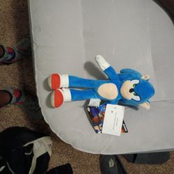 Sonic 3m Plush 9"