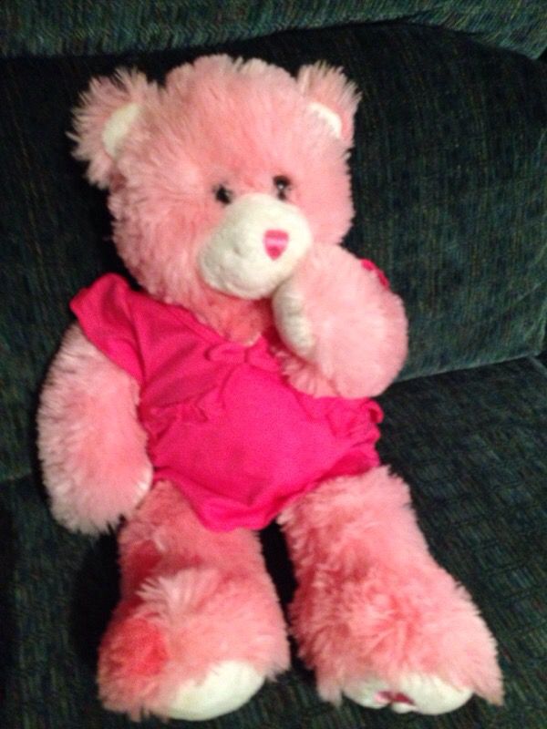 Pink build a bear. $10.00