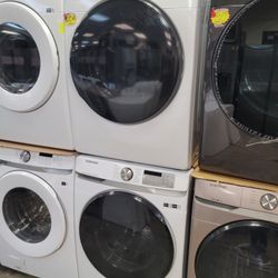Samsung Front Loading Washer And Electric 220volt Dryer Set 