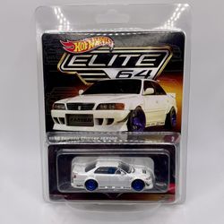 Hot Wheels 1996 Toyota Chaser JZX100 RLC Elite 64 White Exclusive Diecast 1:64