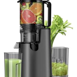 Brand new cold press juicer with 5.4" wide feed chute