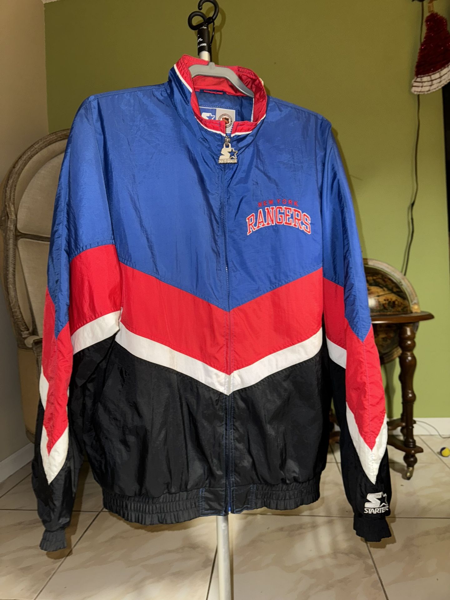 Vintage Starter Rangers Windbreaker 
