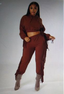 New, Tassel 2 Piece Outfit