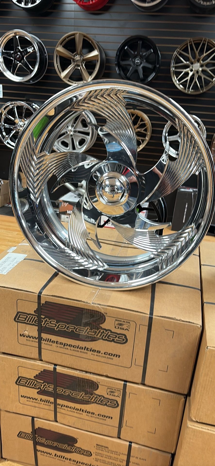 24” Gs Series Billet Polish 5x127 5x139.7 6x135 6x139.7 5x120.65