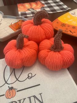 Pumpkin Decorations Handmade