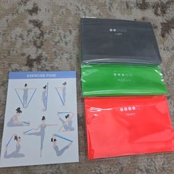 Resistance band set, new