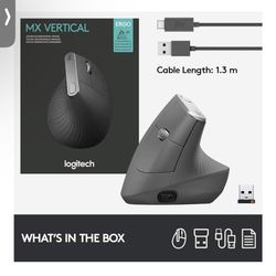 Logitech MX Vertical Wireless Mouse