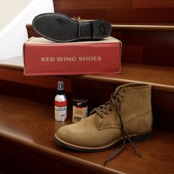 Red Wings Heritage Merchant Boot - Olive Suede Size 10 1/2