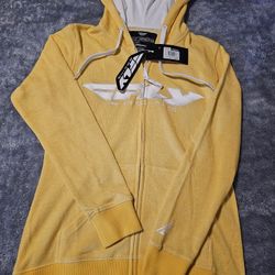 New Fly Racing Zip Up Hoodie Small