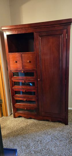 Quality Cherry Wood Armoire