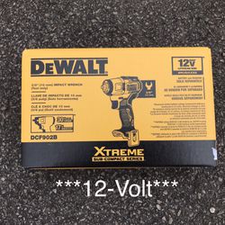 Dewalt Xtreme 12-VOLT 3/8” Impact WRENCH (Tool Only)