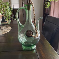 Vintage Glass Wine Decanter