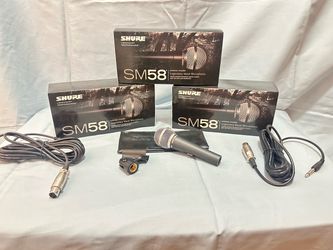 Shure SM58 microphones