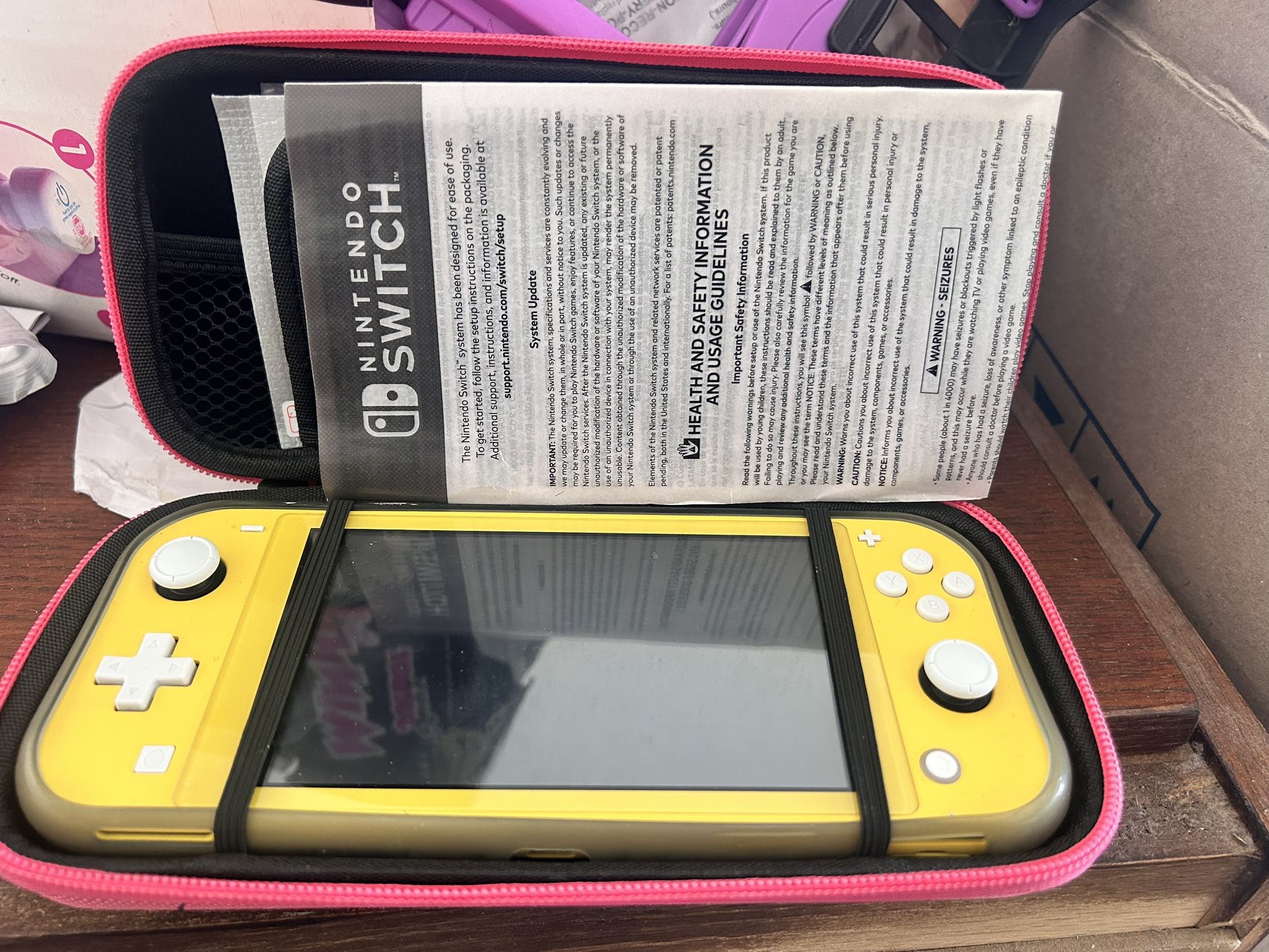 Yellow Nintendo Switch