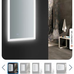Bathroom Murrow with LED Lighting