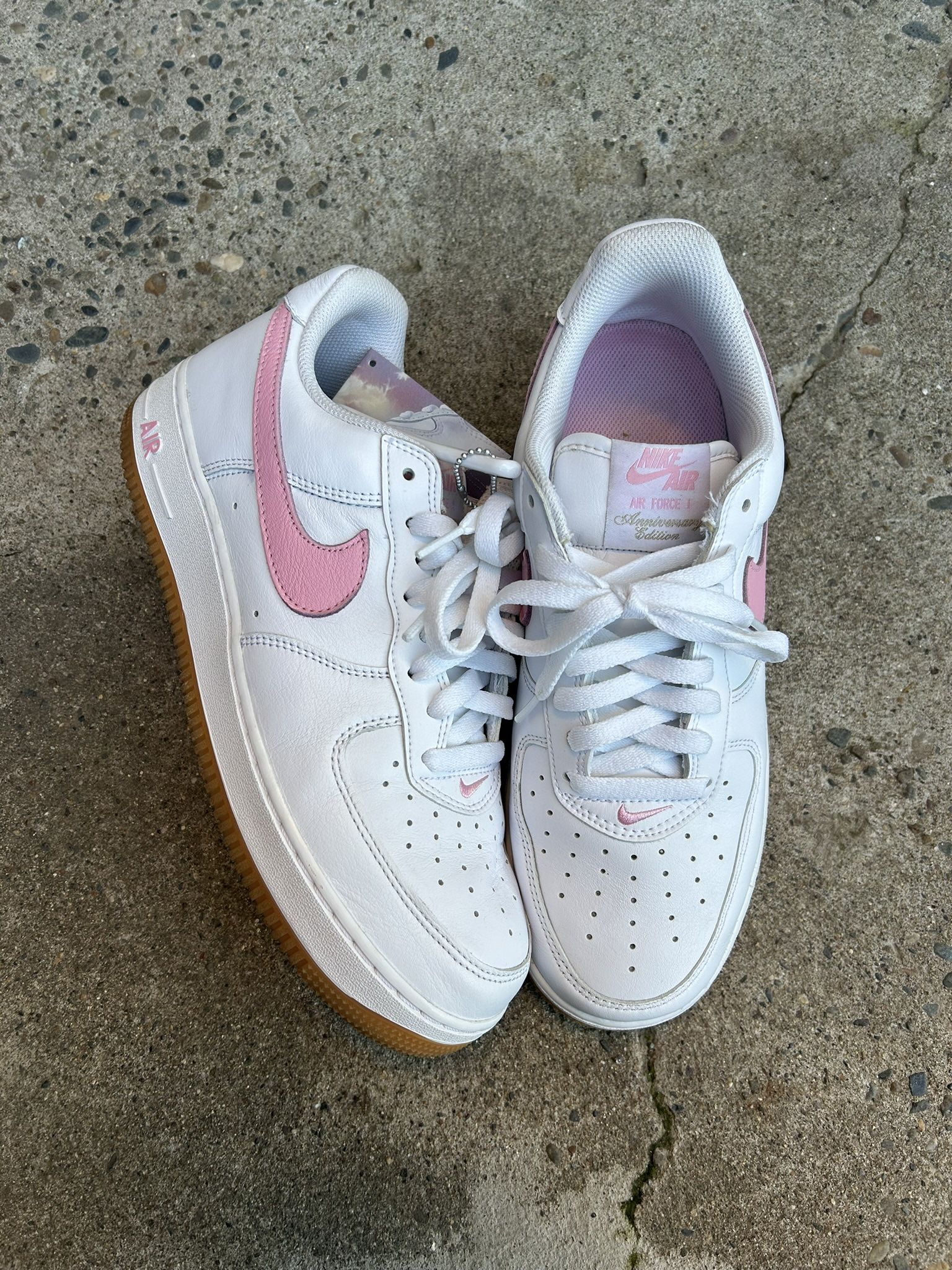Pink Air Forces Size 10