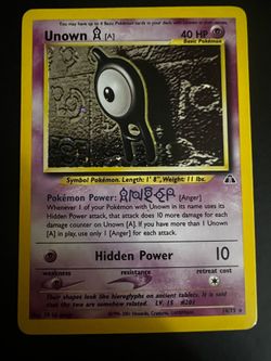 Pokemon - Unown A - 14/75 - Neo Discovery- Holo