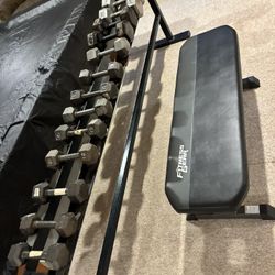 Dumbbells and Weight Bench