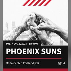 Trail Blazers Vs Suns