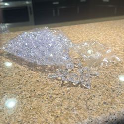 Clear Acrylic Chandelier Drops