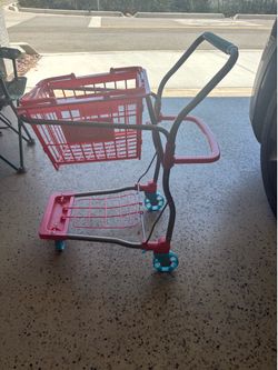 Kids shopping cart with baby holder seat