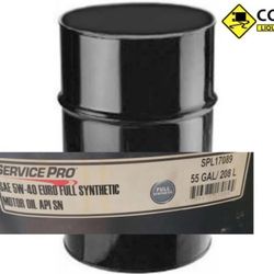 5w40 Full Synthetic Oil, 55 Gallons