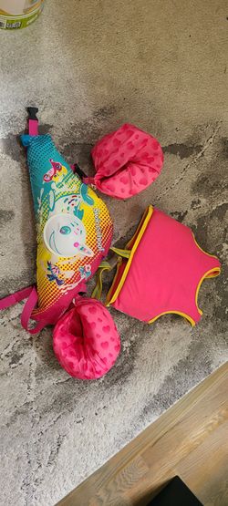 Dual-piece flotation set for toddlers/children.