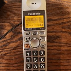 Panasonic Kx-tg1034s Base With Charger And 1 Kx-tga101s Handset