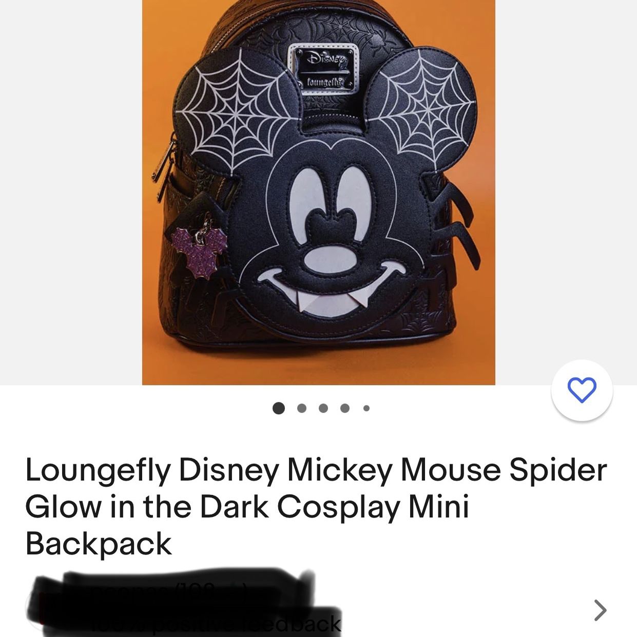 HARD TO FIND- Sold out. Loungefly Authentic Disneyland GLOW 