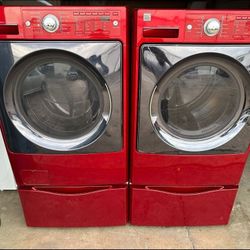Washer And Dryer KENMORE RED