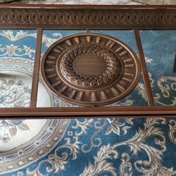 Glasstop Coffee Table And End Table Set