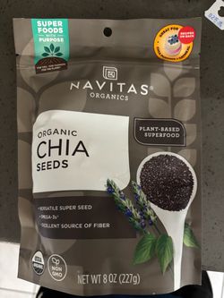 Navitas Organics Organic Chia Seeds 8 oz
