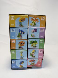 10-in-1 Ocean Animal Mini Building Block Set