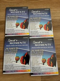 Photo Paper 4x6 Special Moments